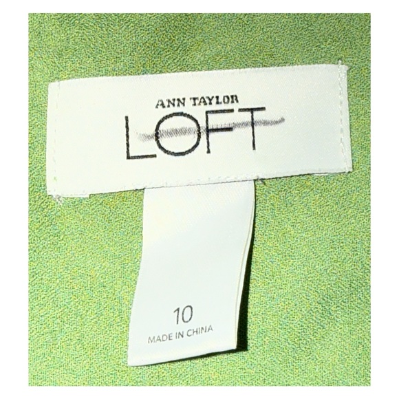Ann Taylor Loft - Green Floral Halter Top - Size 10 - Picture 6 of 9